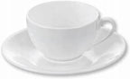 Wilmax Espressotasse mit Untertasse 80 ml 6er-Set