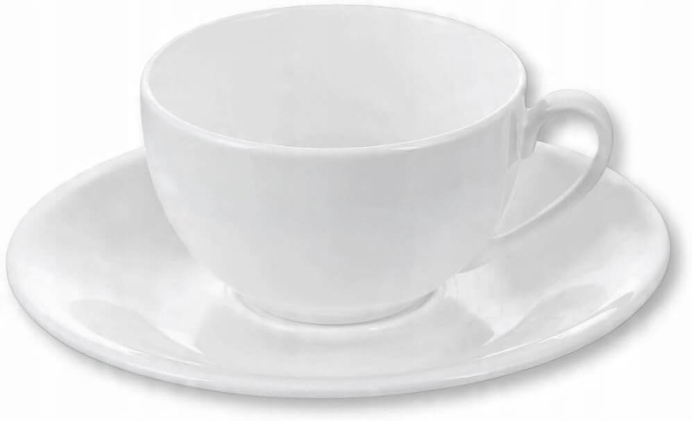 Wilmax Espressotasse mit Untertasse 80 ml 6er-Set