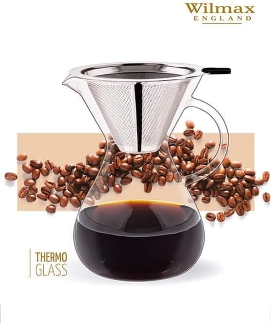 Wilmax Kaffeedekanter 500 ml Transparent aus Glas