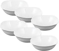 Wilmax Schale 650 ml 16.5 cm Weiß Porzellan 6er Set WL-992001/A6