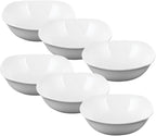 Wilmax Schale 650 ml 16.5 cm Weiß Porzellan 6er Set WL-992001/A6