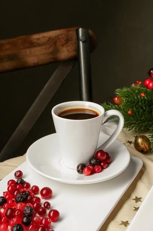 Wilmax Kaffeetassen mit Untertassen 110 ml 2er Set WL-993054/2C