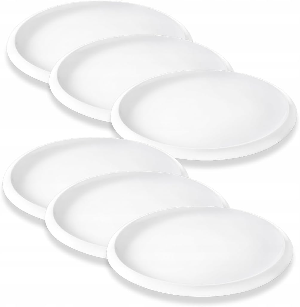 Wilmax Dessertteller 21.5 cm Weiß Porzellan 6er Set WL-991235/A6