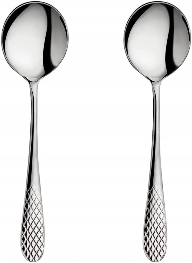 Wilmax Suppenlöffel-Set (2-teilig) 18 cm Edelstahl WL-999220/2B