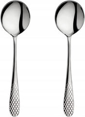 Wilmax Suppenlöffel-Set (2-teilig) 18 cm Edelstahl WL-999220/2B