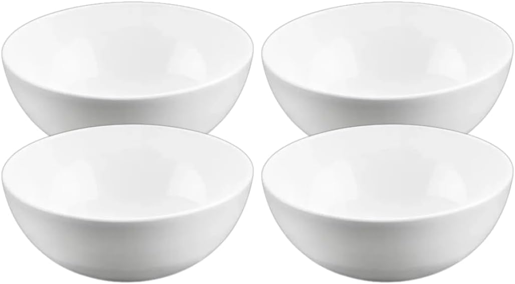 Wilmax Schale 14 cm 600 ml aus Porzellan, Weiß WL-992565/A
