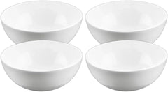 Wilmax Porzellanschalen Set 4er Set Weiß 600ml Ø14cm WL-992565/A4