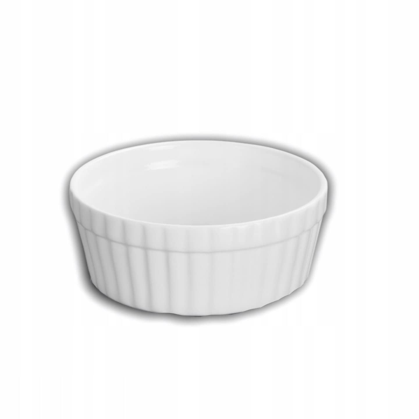 Wilmax WL-996054/A Porzellan Snack-/Dessertgericht, Weiss, 9cm Durchmesser, 130mL Kapazität