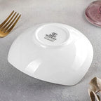 Wilmax Teller 13 cm aus Porzellan, Weiß WL-992613/A