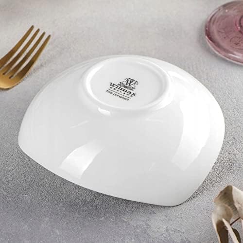 Wilmax Teller 13 cm aus Porzellan, Weiß WL-992613/A