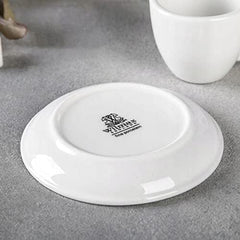 Wilmax Kaffeetassen-Set mit Untertassen, 6-teilig, 110 ml WL-993174/AB6