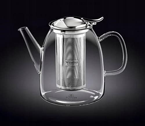 Wilmax WL-888807/A Borosilikatglas Teekanne, 600mL Kapazität