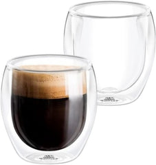 Wilmax Thermo-Glas Teekanne & 2er Set doppelwandige Gläser – WL-888813/A-888761/A2