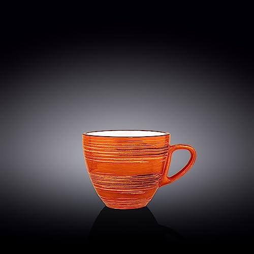 Wilmax WL-669336/A Porzellan Tasse, Orange, 300mL Kapazität