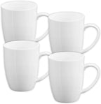 Wilmax Tassen 460 ml Weiß Porzellan 4er Set WL-993018/A4