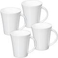 Wilmax Tassen 380 ml Weiß Porzellan 4er Set WL-993012/A4
