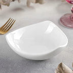 Wilmax Teller 13 cm aus Porzellan, Weiß WL-992613/A