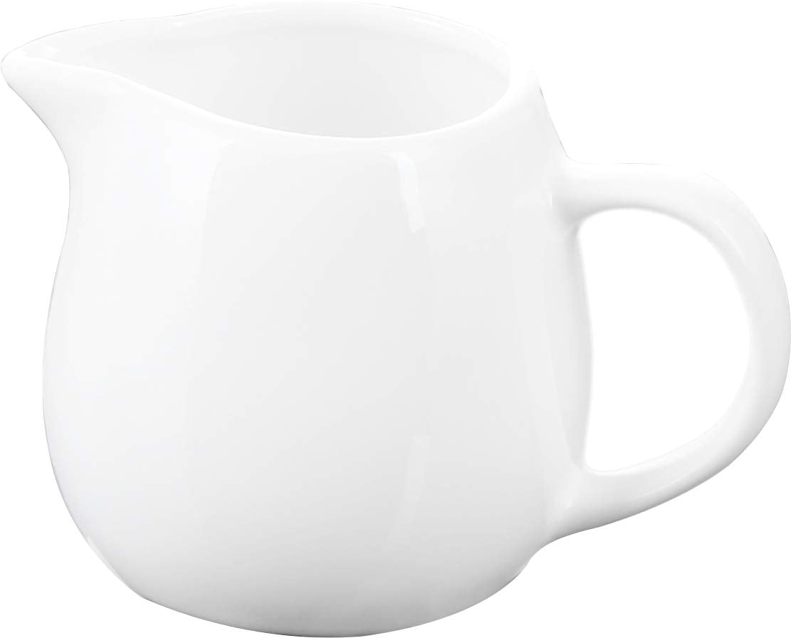 Wilmax WL-995004/A Porzellan Milchkännchen, Weiss, 150mL Kapazität