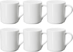 Wilmax Becher 320 ml Weiß Porzellan 6er Set WL-993040/A6