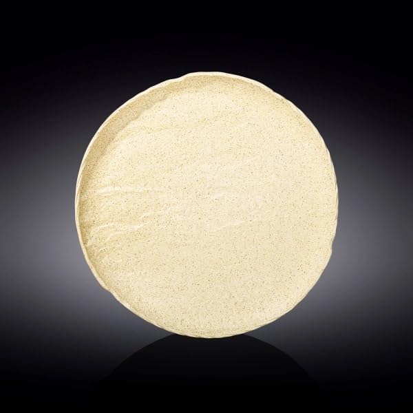 Wilmax Teller rund 28 cm Sand Porzellan 2er Set WL-661327/A2