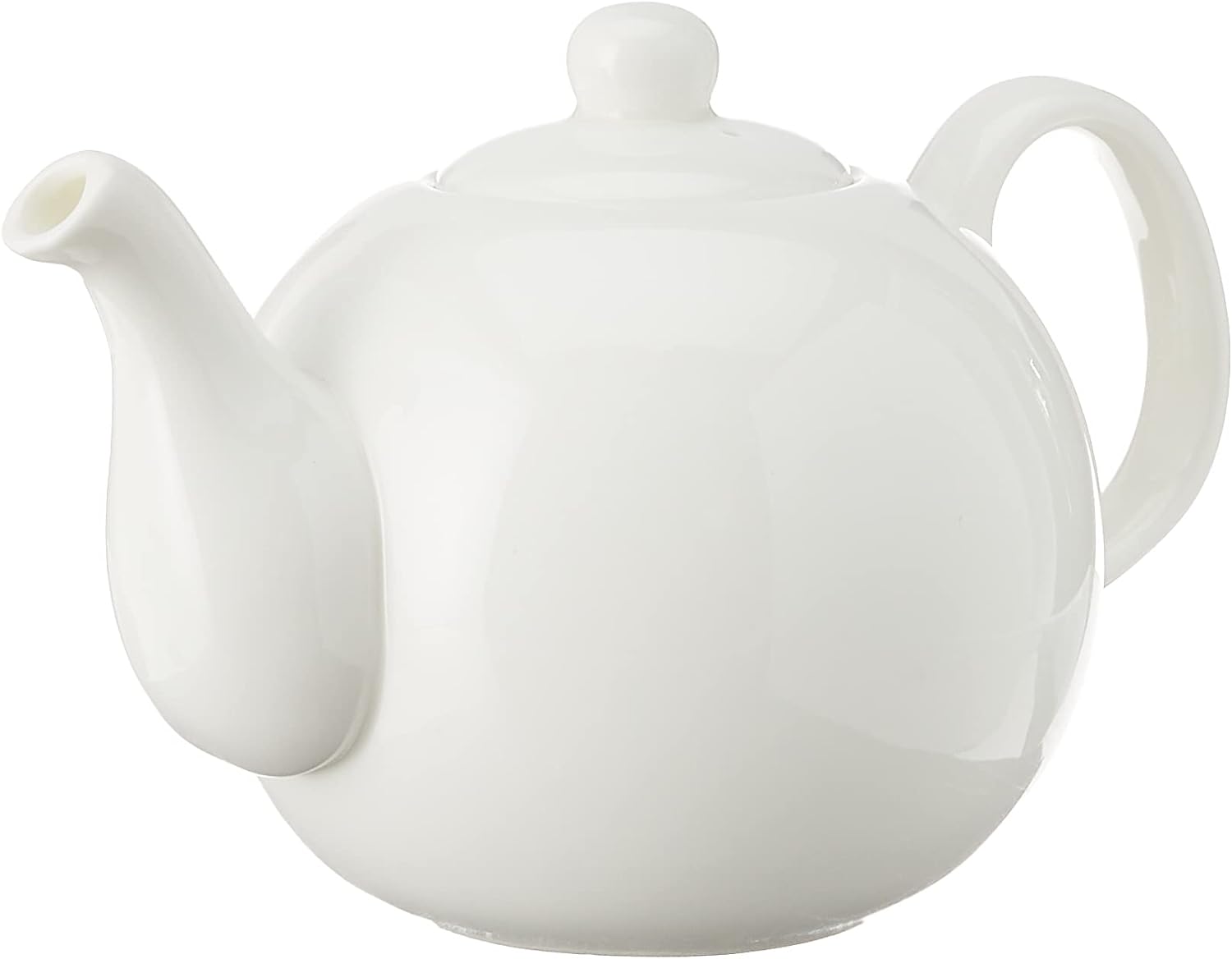 Wilmax Teekanne 500 ml aus Porzellan mit Filter, Olivia Kollektion WL-994018/1C