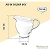 Wilmax WL-995031/1C Porzellan Krug, Weiss, 1700mL Kapazität