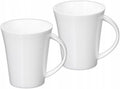 Wilmax Tassen 380 ml Weiß Porzellan 2er Set WL-993012/A2