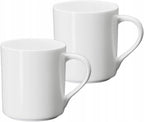 Wilmax Becher 320 ml Weiß Porzellan 2er Set WL-993040/A2