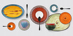 Wilmax Teller 23 cm Grün aus Porzellan