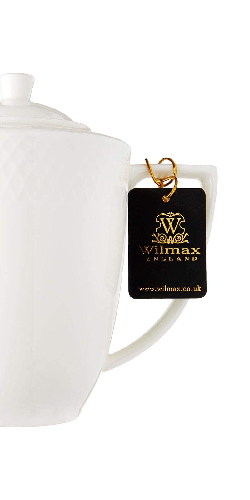 Wilmax WL-880111/1C Porzellan Kaffeetasse, Weiss, 750mL Kapazität