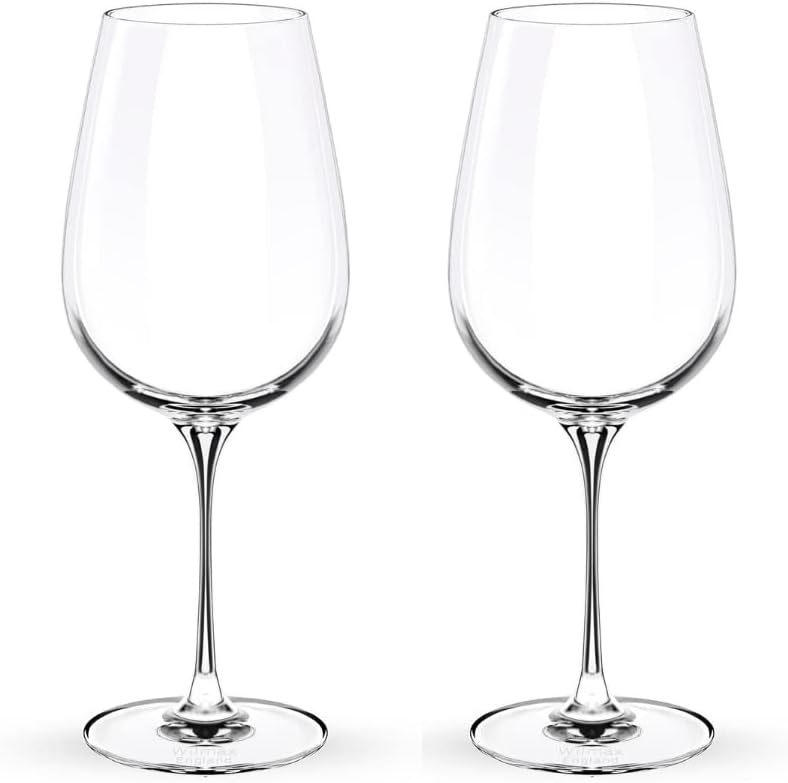 Wilmax Weingläser - 2er Set - 700 ml - Weißweingläser & Rotweingläser - Wine Glass - Spülmaschinenfest - Moderne Weisswein Gläser - Kristallgläser - Anlaufsicher