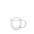 Wilmax Doppelwandige Tasse 200 ml 6er-Set Transparent