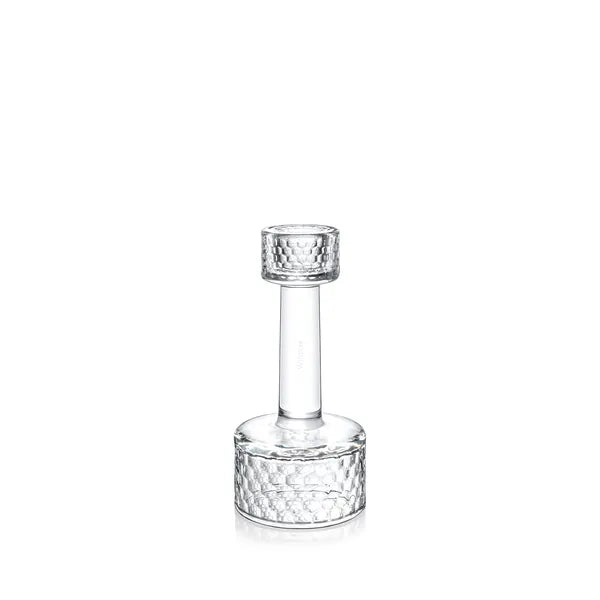 Wilmax Kerzenhalter 15 × 7 cm Transparent aus Glas