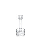 Wilmax Kerzenhalter 15 × 7 cm Transparent aus Glas