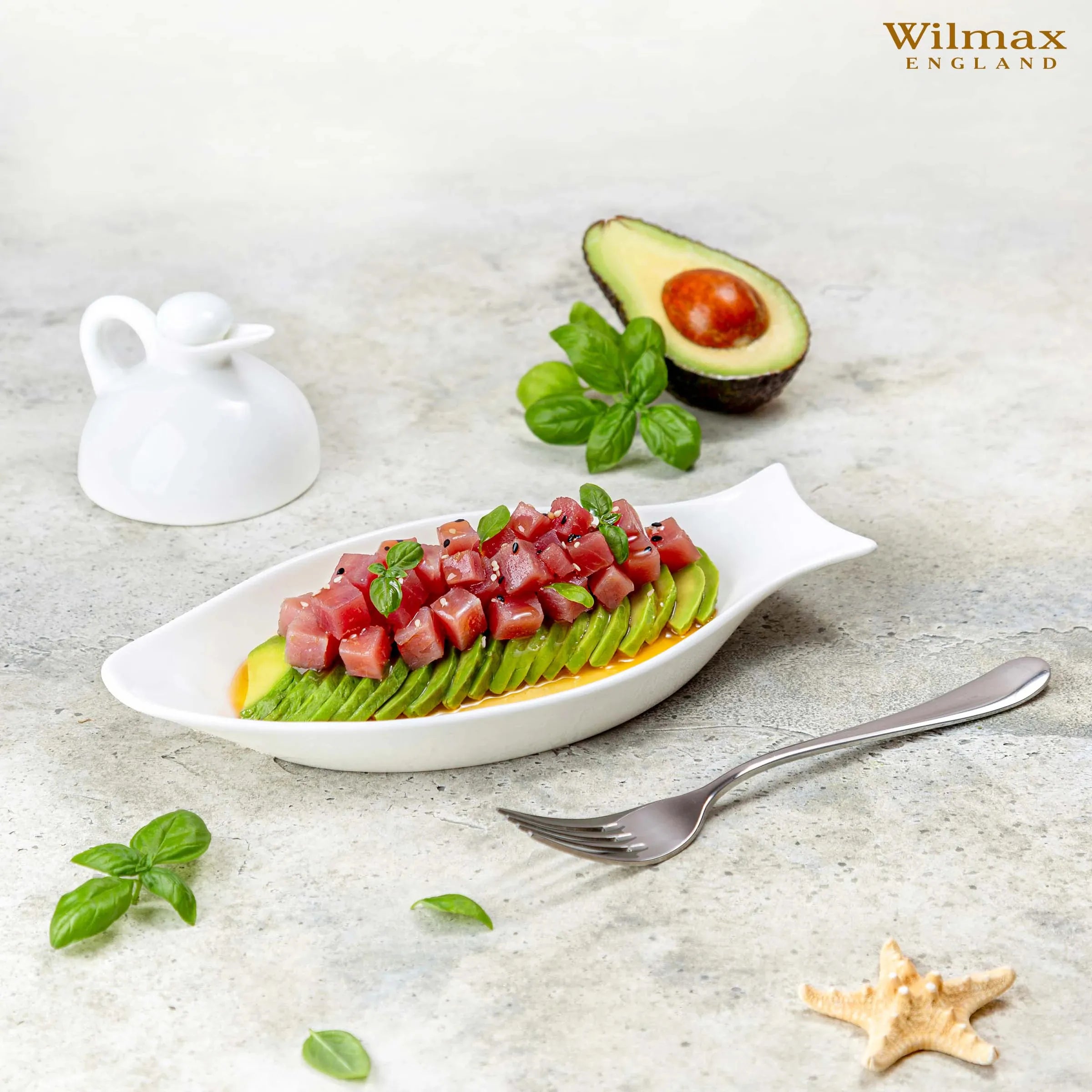 Wilmax Tafelgabel 20 cm 2er-Set Silber aus Edelstahl