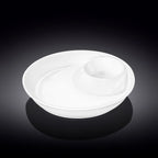 Wilmax Servierplatte 25,5 cm Weiß aus Porzellan