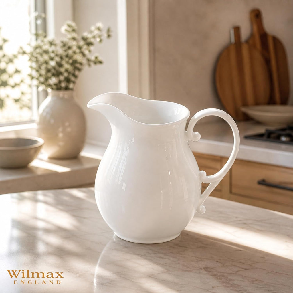 Wilmax Krug 1600 ml Weiß Porzellan WL-995037/1C