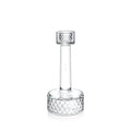 Wilmax Kerzenhalter 20 × 9 cm Transparent aus Glas