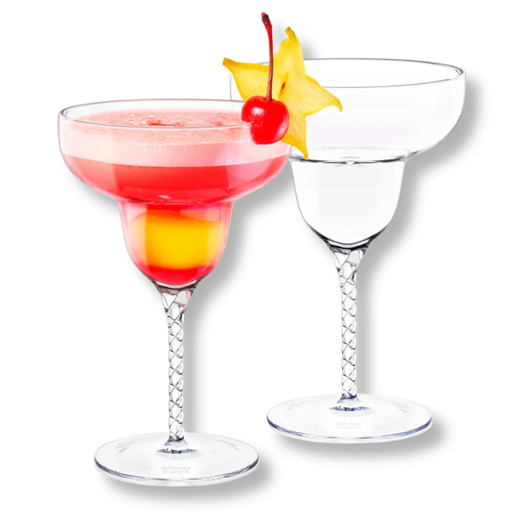 Wilmax Margaritaglas 250 ml 2er-Set Transparent aus Wilmax Crystalline-Serie