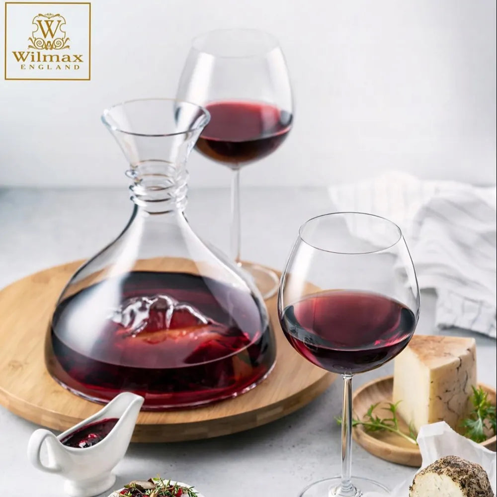Wilmax Weindekanter 1500 ml Transparent aus Wilmax Crystalline-Serie