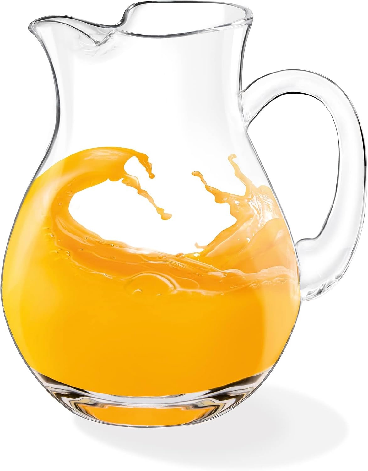 Wilmax Getränkeset 7-teilig mit Krug 1000 ml Transparent aus Crystalline-Glas und 6 Longdrinkgläser 540 ml Transparent aus Crystalline-Glas