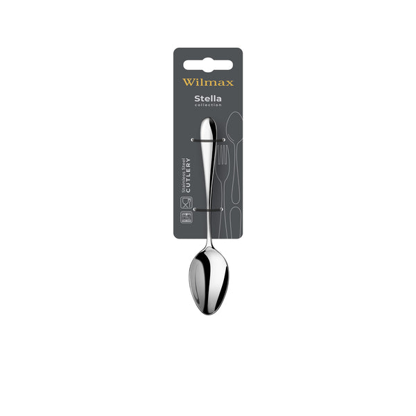 Wilmax Kaffeelöffel 14 cm 2er-Set Silber aus Edelstahl