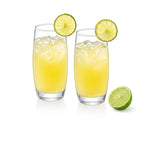 Wilmax Longdrinkglas 500 ml 2er-Set Transparent aus Wilmax Crystalline-Serie