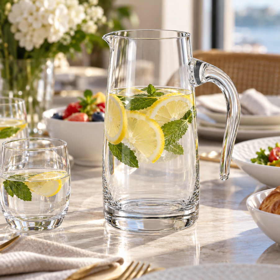 Wilmax Krug 500 ml Transparent aus Wilmax Crystalline-Serie