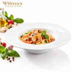 Wilmax Tiefer Teller 22,5 cm 400 ml Weiß aus Porzellan