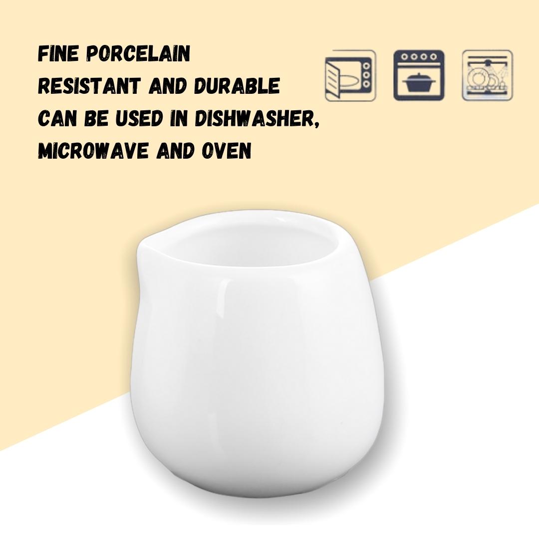 Wilmax Sahnekännchen 100 ml Weiß Porzellan WL-995003/A