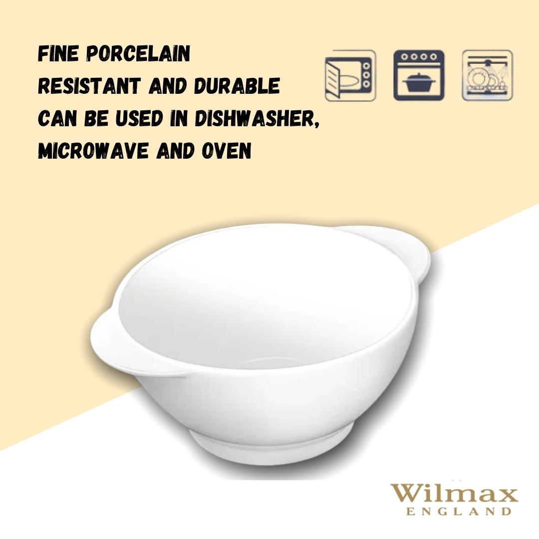 Wilmax Suppentasse 500 ml aus Porzellan, Weiß WL-991263/A