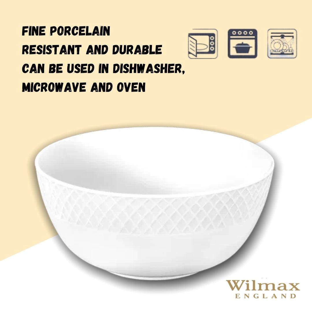 Wilmax Porzellanschale, rund, 20 cm, 1850 ml, WL-880114/A