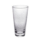 Wilmax Getränkeset 7-teilig mit Krug 2500 ml mit Edelstahldeckel und Filter und 6 gehämmerte Trinkgläser 450 ml
