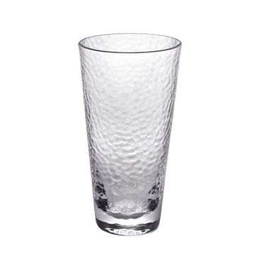 Wilmax Getränkeset 7-teilig mit Krug 2500 ml mit Edelstahldeckel und Filter und 6 gehämmerte Trinkgläser 450 ml